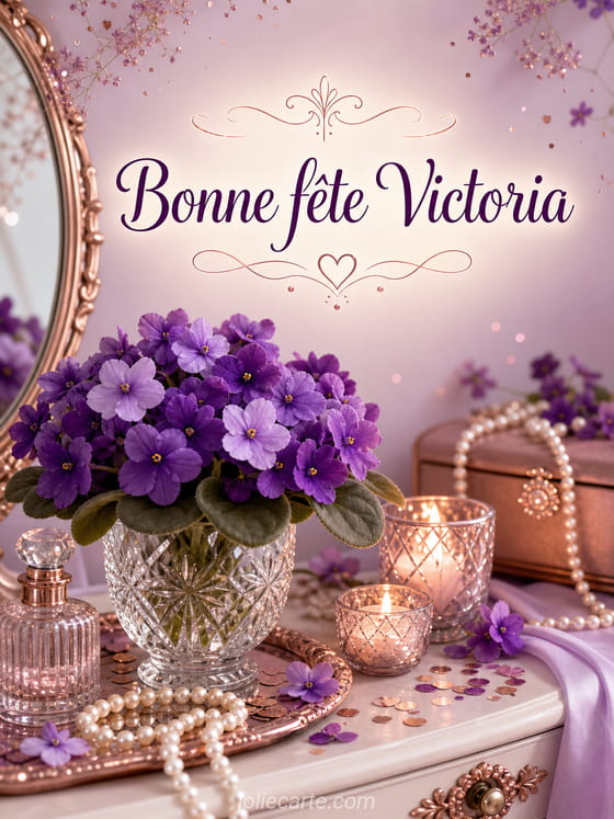 Carte bonne fĂȘte Victoria