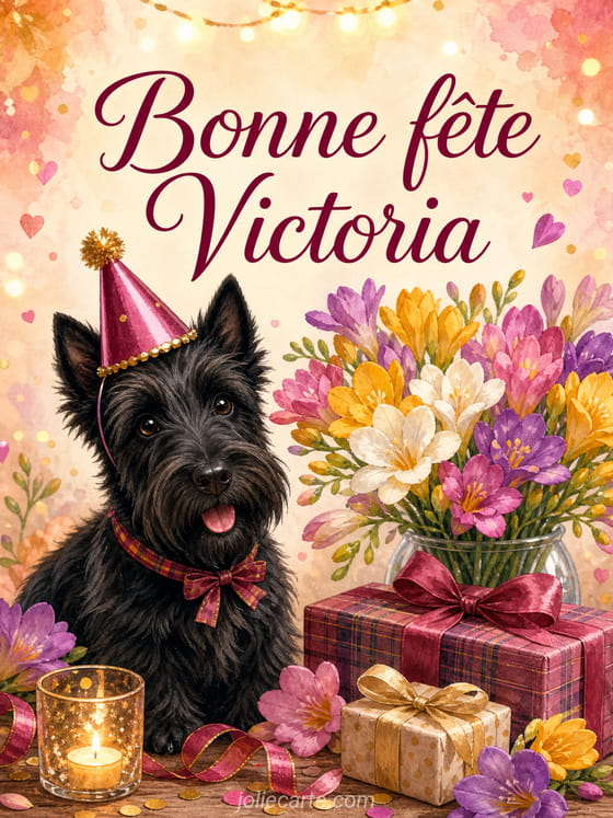 Carte bonne fĂȘte Victoria