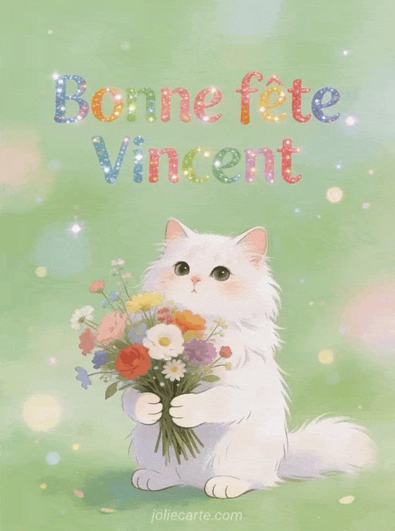 Bonne fête Vincent - Vincent gif bonne fete