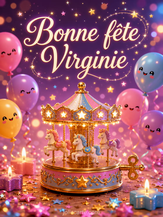 Carte bonne fĂȘte Virginie