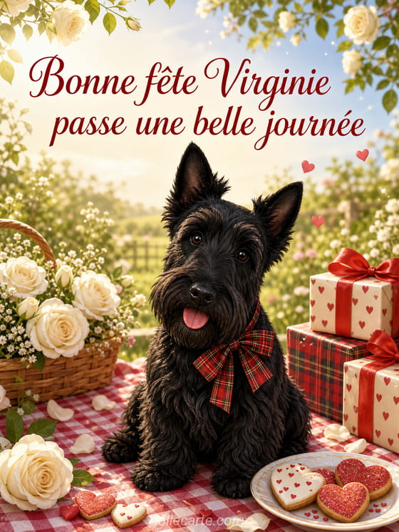 Carte bonne fĂȘte Virginie