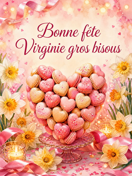 Carte bonne fĂȘte Virginie