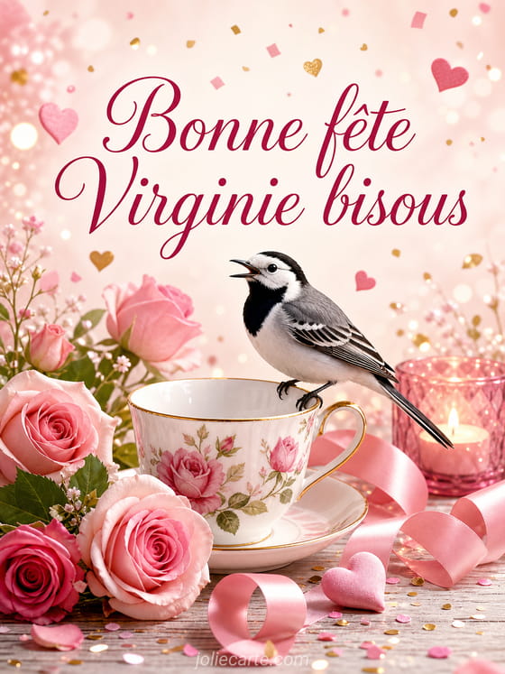Carte bonne fĂȘte Virginie