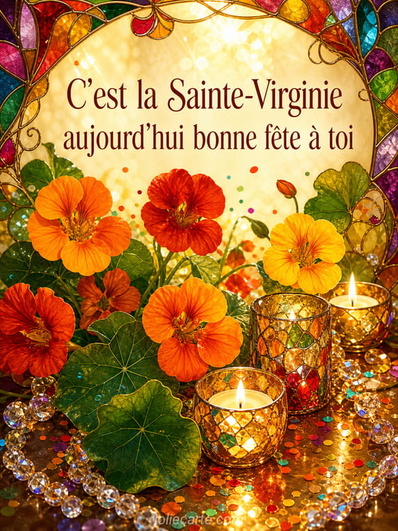 Carte bonne fĂȘte Virginie