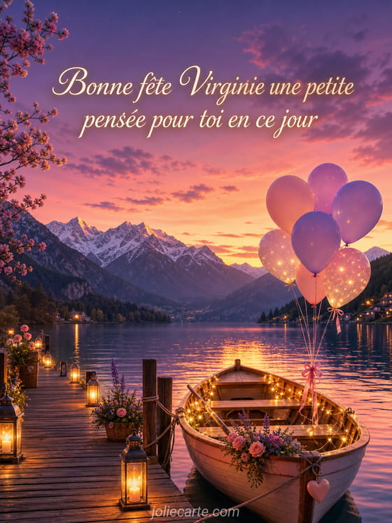 Carte bonne fĂȘte Virginie