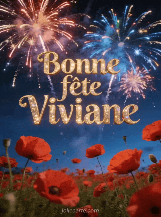 Bonne fête Viviane - Viviane bonne fete image