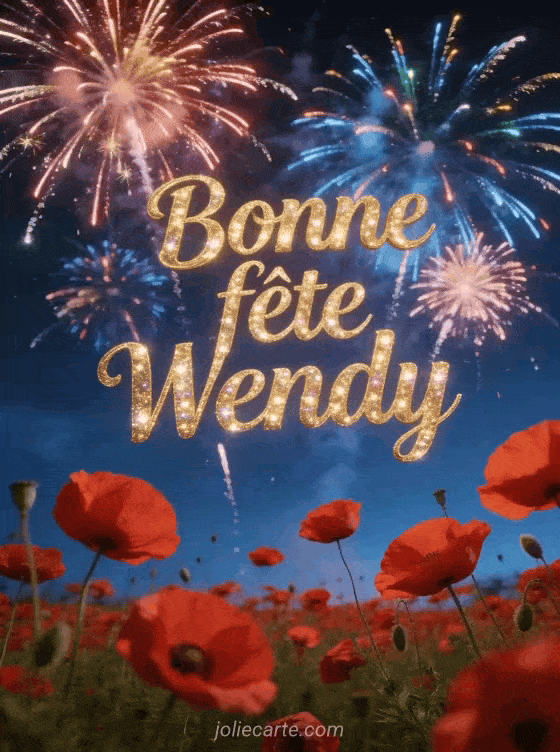 Bonne fête Wendy - Bonne fete wendy gratuit