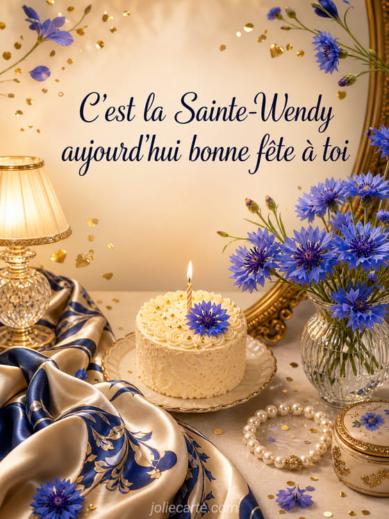 Carte bonne fĂȘte Wendy