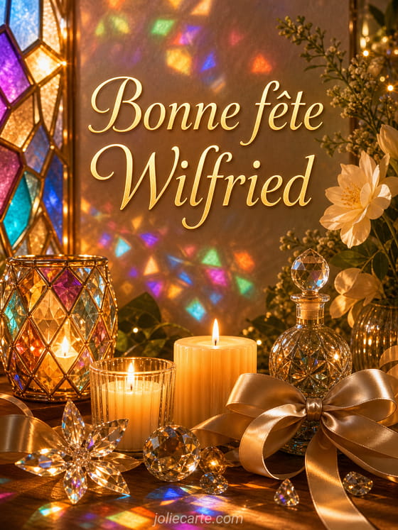 Carte bonne fĂȘte Wilfried