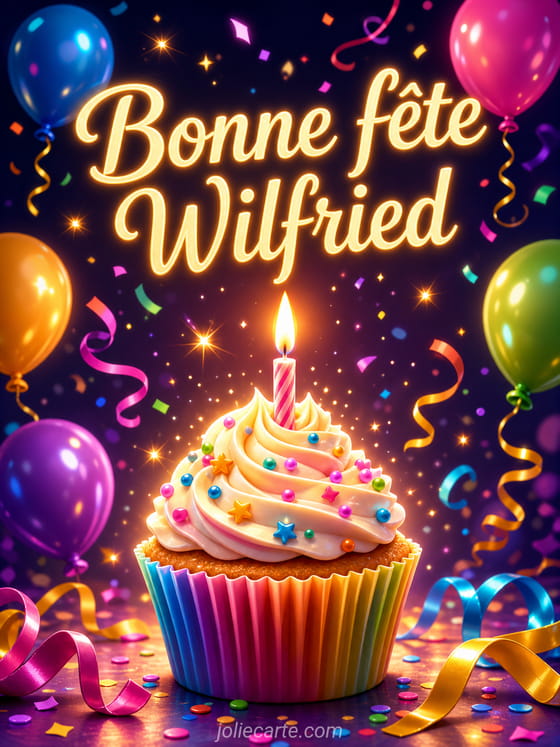 Carte bonne fĂȘte Wilfried