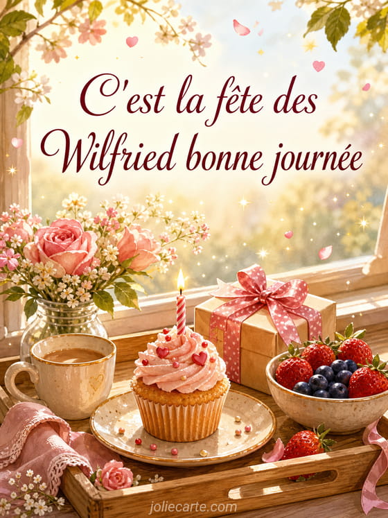 Carte bonne fĂȘte Wilfried