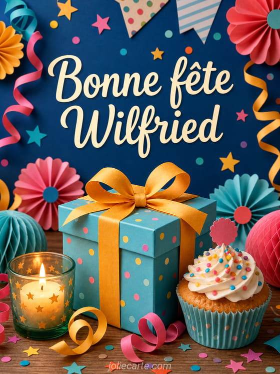 Carte bonne fĂȘte Wilfried