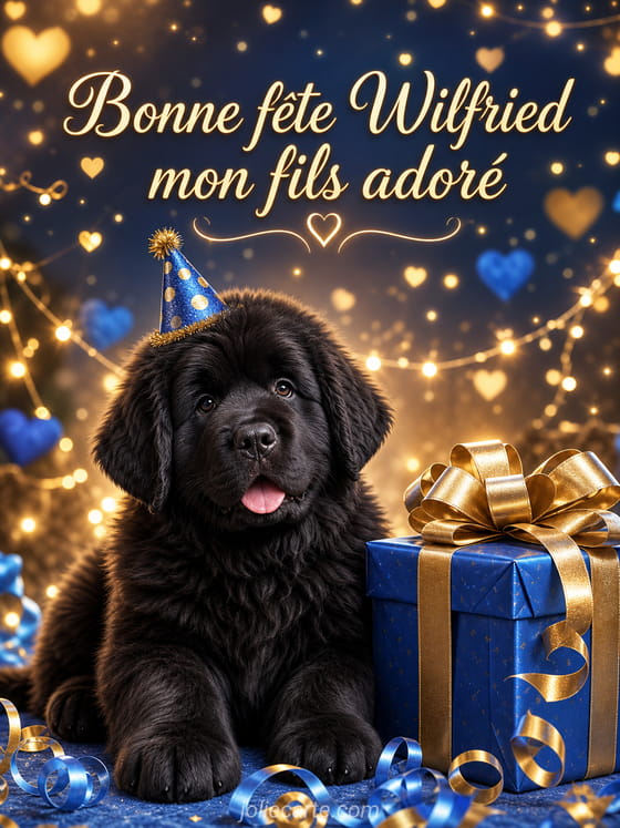 Carte bonne fĂȘte Wilfried