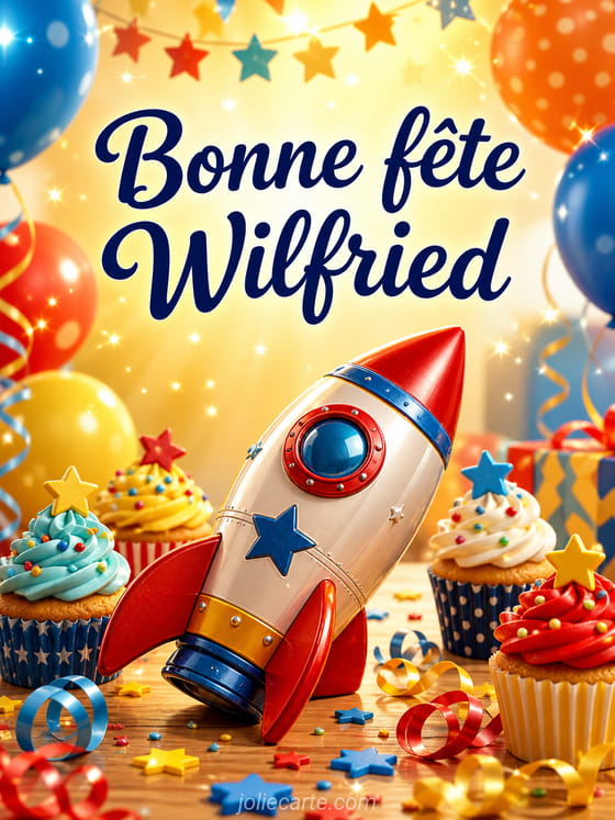 Carte bonne fĂȘte Wilfried