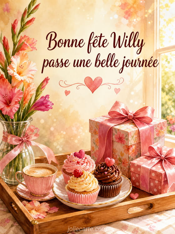 Carte bonne fĂȘte Willy