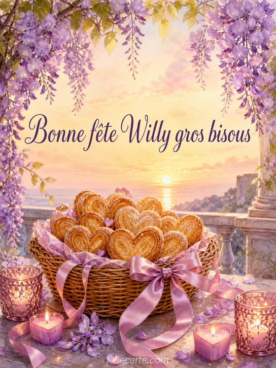 Carte bonne fĂȘte Willy