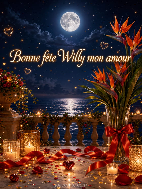 Carte bonne fĂȘte Willy