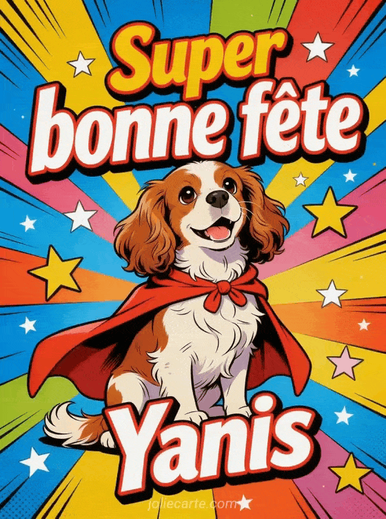 Bonne fête Yanis - Yanis gif bonne fete gratuit