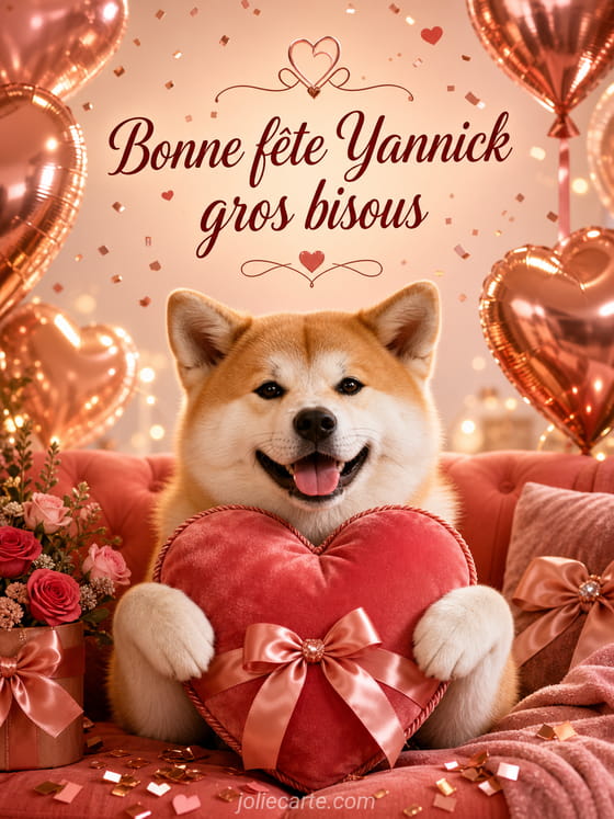 Carte bonne fĂȘte Yannick