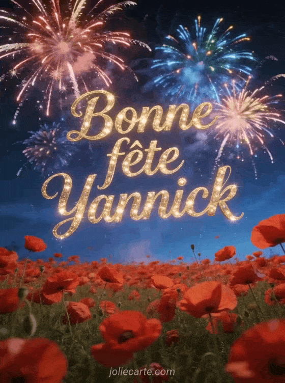 Bonne fête Yannick - Yannick bonne fete image