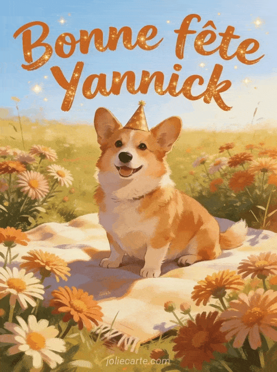 Bonne fête Yannick - Bonne fete yannick chien