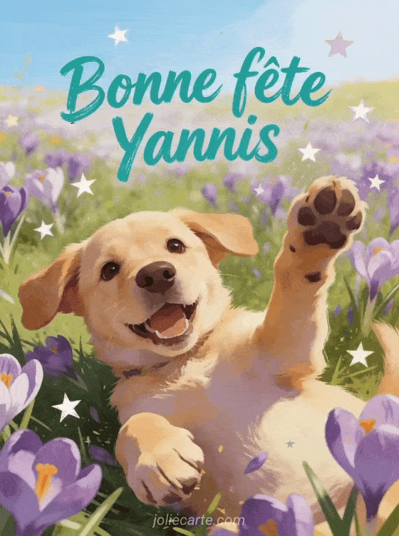 Bonne fête Yannis - Bonne fete st yannis image