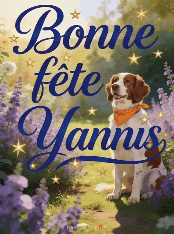 Bonne fête Yannis - Bonne fete yannis chien