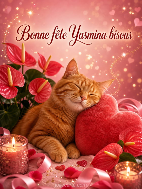 Carte bonne fĂȘte Yasmina