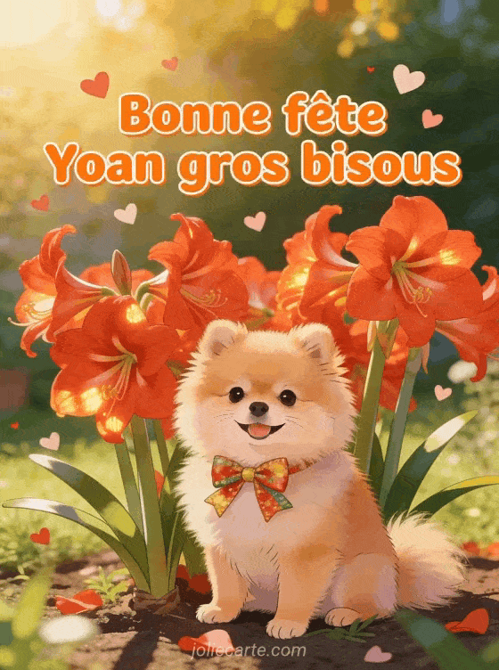 Bonne fête Yoan - Bonne fete yoan gros bisous