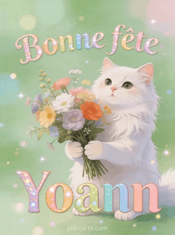 Bonne fête Yoann - Yoann gif bonne fete