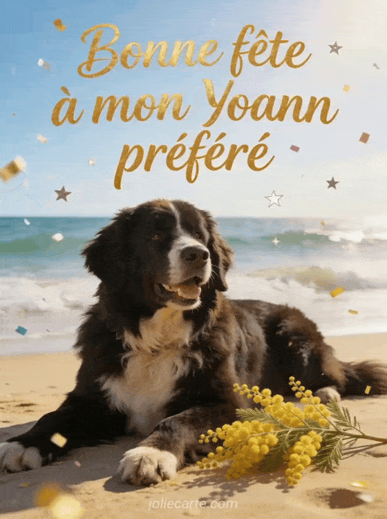Bonne fête Yoann - Carte bonne fete yoann gratuite