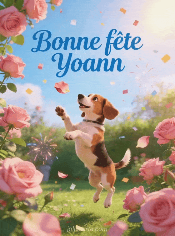 Bonne fête Yoann - Bonne fete yoann gif anime