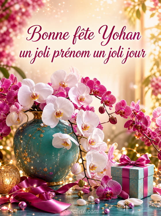 Carte bonne fĂȘte Yohan
