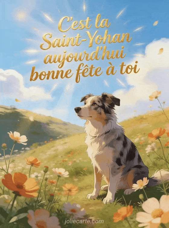 Bonne fête Yohan - Bonne fete yohan chien