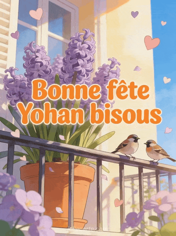 Bonne fête Yohan - Bonne fete yohan bisous