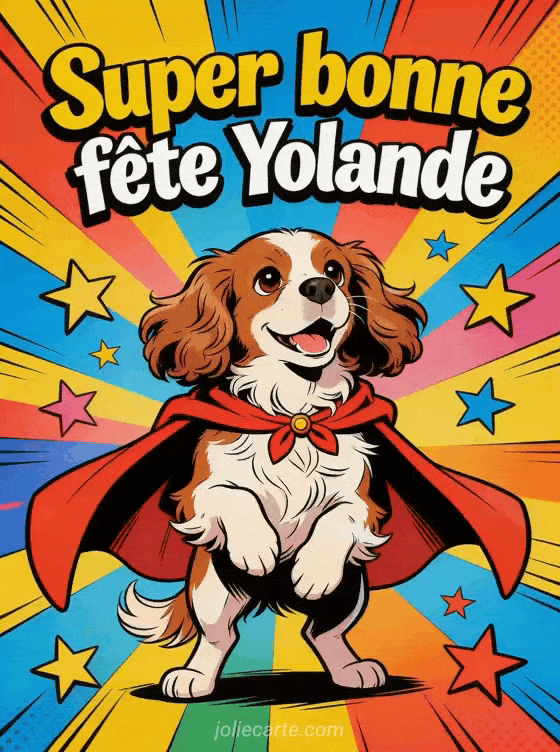 Bonne fête Yolande - Yolande gif bonne fete gratuit