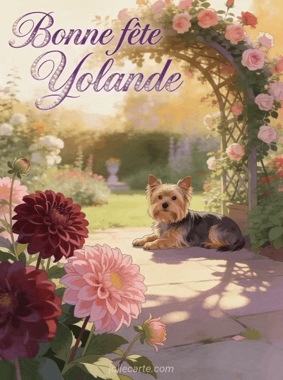 Bonne fête Yolande - Bonne fete yolande fleurs