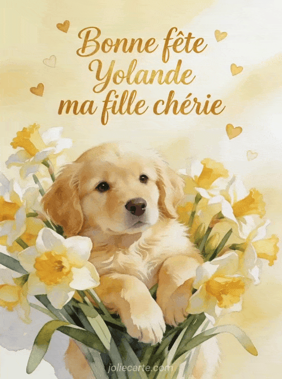 Bonne fête Yolande - Bonne fete yolande ma fille