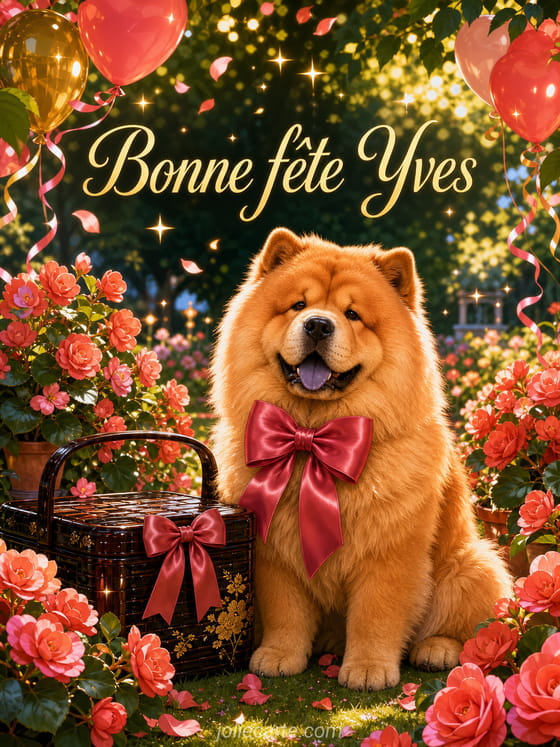 Carte bonne fĂȘte Yves
