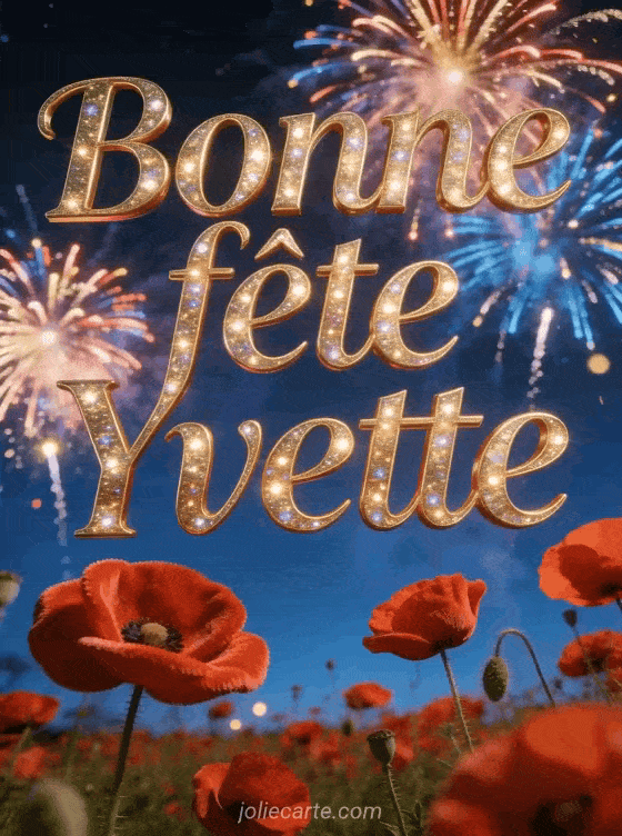 Bonne fête Yvette - Yvette bonne fete image