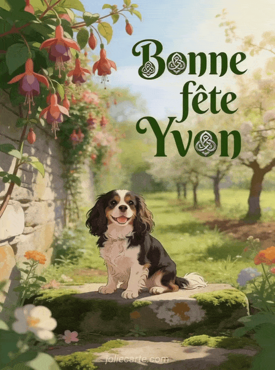 Bonne fête Yvon - Carte bonne fete yvon