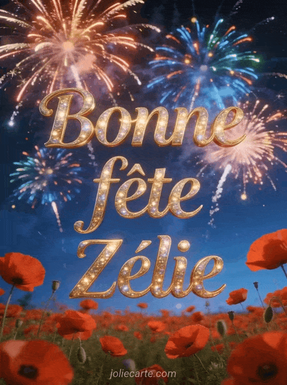 Bonne fête Zelie - Bonne fete zelie gratuit