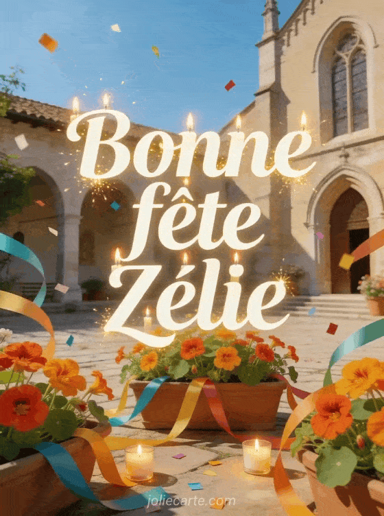 Bonne fête Zélie - Bonne fete sainte zelie