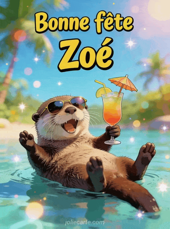 Bonne fête Zoé - Zoe image bonne fete