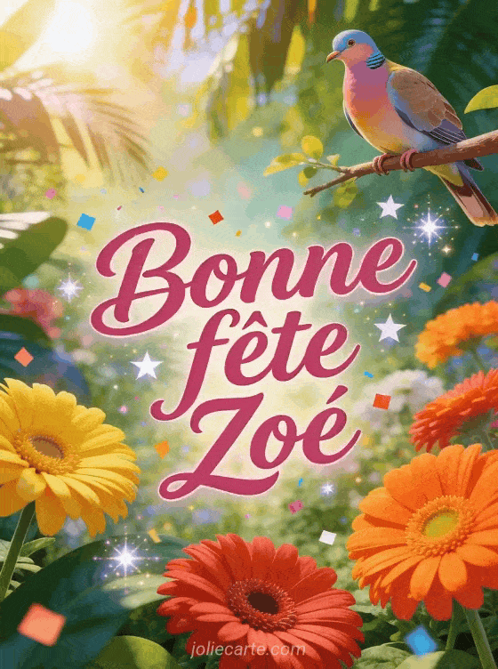 Bonne fête Zoé - Fete ste zoe