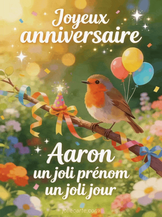 Joyeux anniversaire Aaron - Joyeux anniversaire aaron image