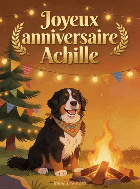 Joyeux anniversaire Achille - Joyeux anniversaire achille gif anime