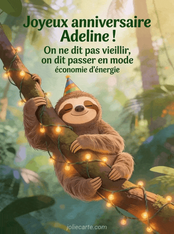 Joyeux anniversaire Adeline - Adeline humour