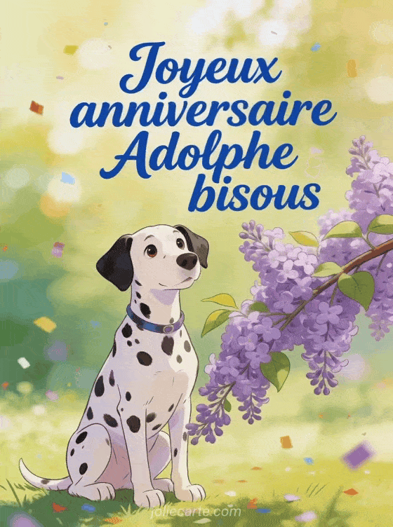 Joyeux anniversaire Adolphe - Joyeux anniversaire adolphe bisous