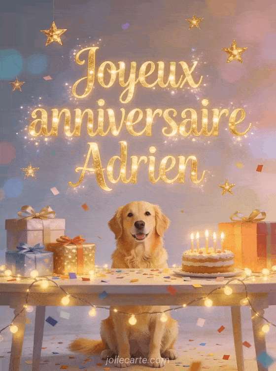 Joyeux anniversaire Adrien - Joyeux anniversaire adrien image